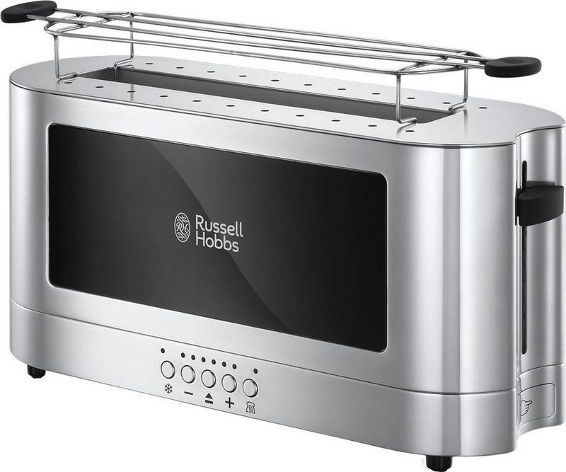RUSSELL HOBBS Toaster Elegance 23380-56 1 langer Schlitz 1420 W Glasdesign und Edelstahl