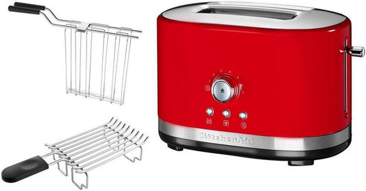 KitchenAid Toaster 5KMT2116EER 2 kurze Schlitze für 2 Scheiben 1200 W empire rot