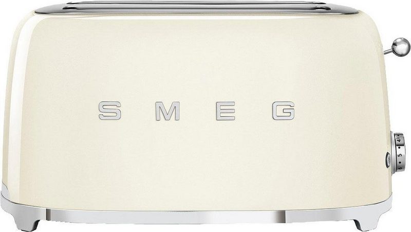 Smeg Toaster TSF02CREU 2 lange Schlitze für 2 Scheiben 1500 W
