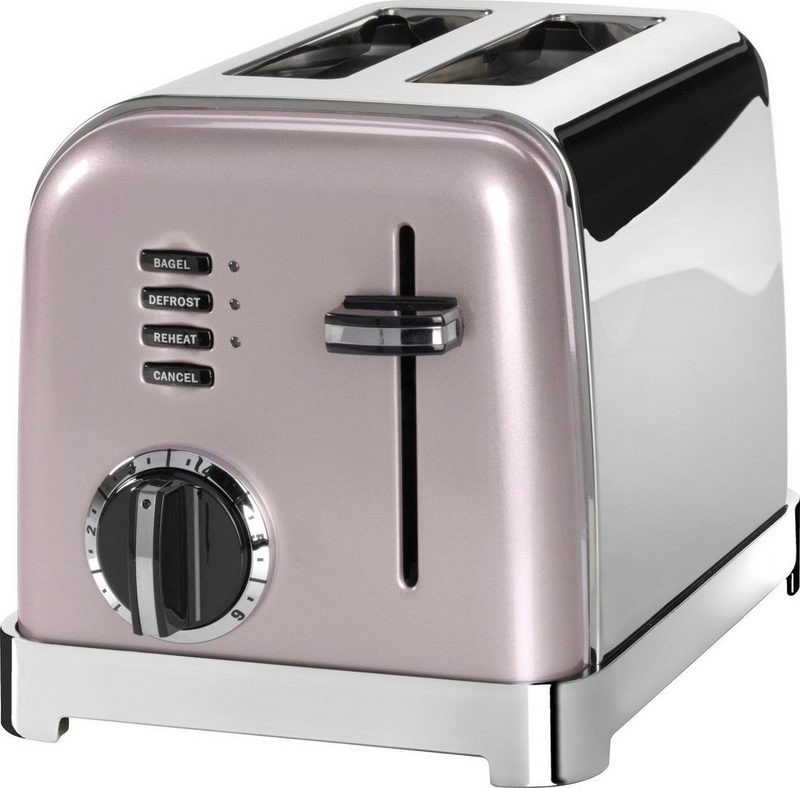 Cuisinart Toaster CPT160PIE für 2 Scheiben 900 W extra breite Toastschlitze Retro Design