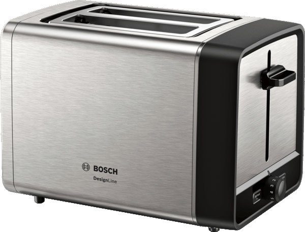 BOSCH Toaster TAT5P420DE DesignLine 2 kurze Schlitze 970 W