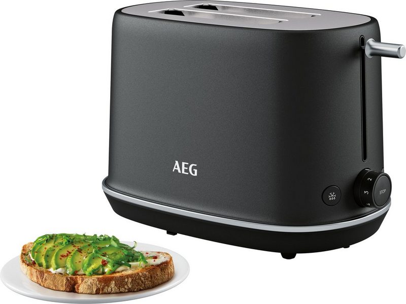 AEG Toaster Gourmet 7 T7-1-6BP 2 kurze Schlitze 980 W