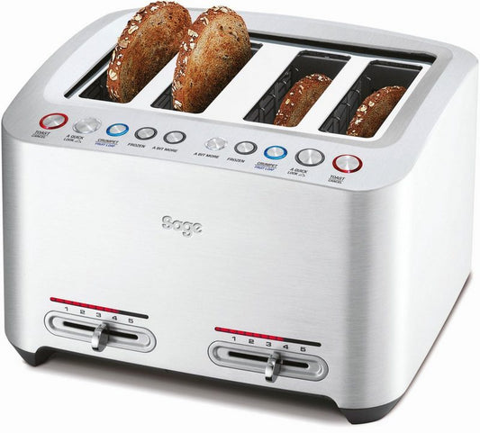 Sage Toaster the Smart Toast STA845BAL 4 lange Schlitze 2000 W